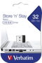 Verbatim Store 'n' Stay Nano, Clé USB 2.0 32 Go, Modèle ultra-fin pour connecteurs serrés