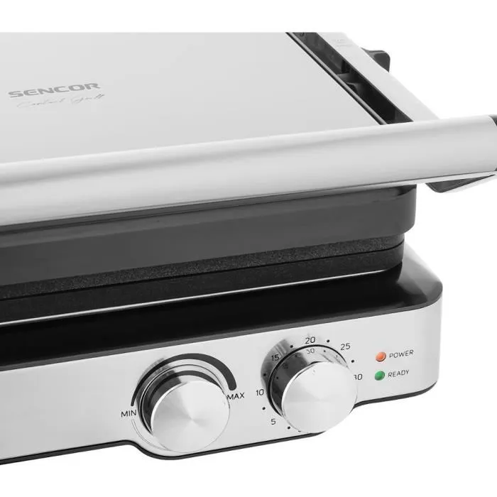 Sencor SBG 4010SS Grill électrique Noir/Argent
