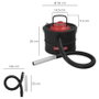 WOLFPACK LINEA PROFESIONAL Aspirateur de cendres 1200 W 15 L