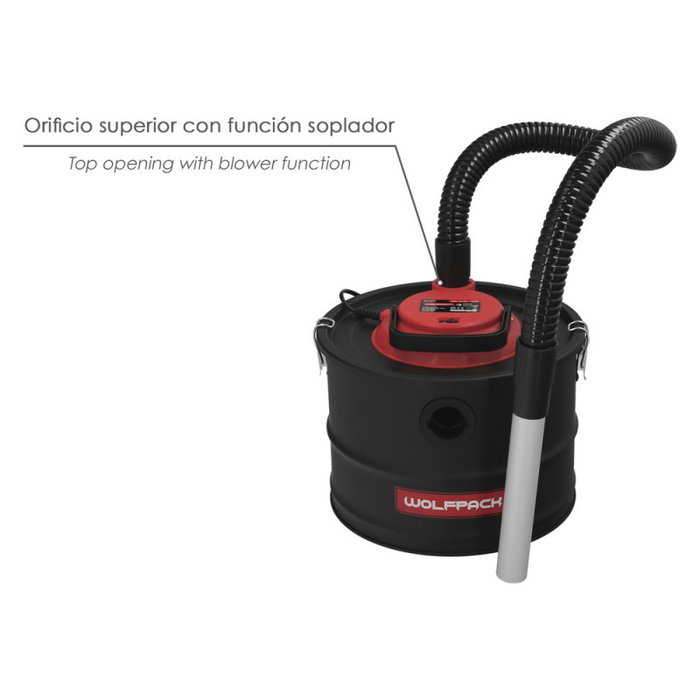 WOLFPACK LINEA PROFESIONAL Aspirateur de cendres 1200 W 15 L
