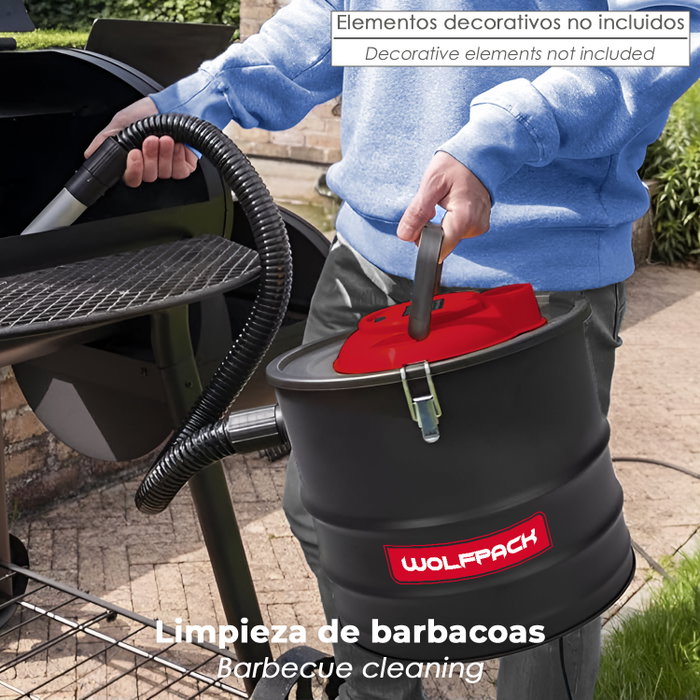 WOLFPACK LINEA PROFESIONAL Aspirateur de cendres 1200 W 15 L