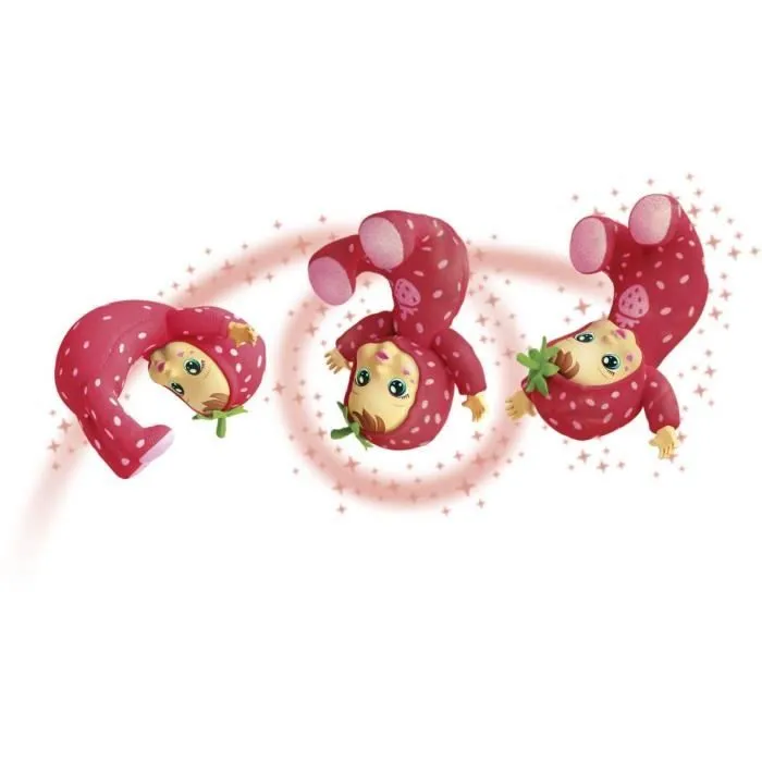 Lansay Bébé Cabrioles - Poupée Interactive Lina la Fraise pour Enfants à partir de 18 Mois - Poupée Douce et Câline Lansay Bébé Cabrioles - Poupée Interactive Lina la Fraise pour Enfants à partir de 18 Mois - Poupée Douce et Câline