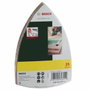 Bosch Assortiment de 25 disques abrasifs 102 x 62 mm, Grain 40/80/120/180