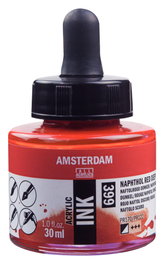 Amsterdam Peinture Acrylique Rouge Naphtol Foncé 399, 30 ml