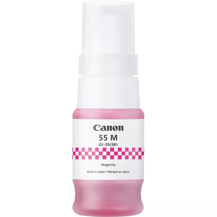 Canon Bouteille d'Encre GI-55 Magenta - 40 ml, Rendement jusqu'à 3000 Pages, Compatible MAXIFY GX1050/GX2050 Canon Bouteille d'Encre GI-55 Magenta - 40 ml, Rendement jusqu'à 3000 Pages, Compatible MAXIFY GX1050/GX2050