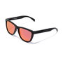 Northweek Lunettes de soleil REGULAR Polarisées Verres Rouge Monture Noir Nylon Unisexe