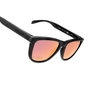 Northweek Lunettes de soleil REGULAR Polarisées Verres Rouge Monture Noir Nylon Unisexe