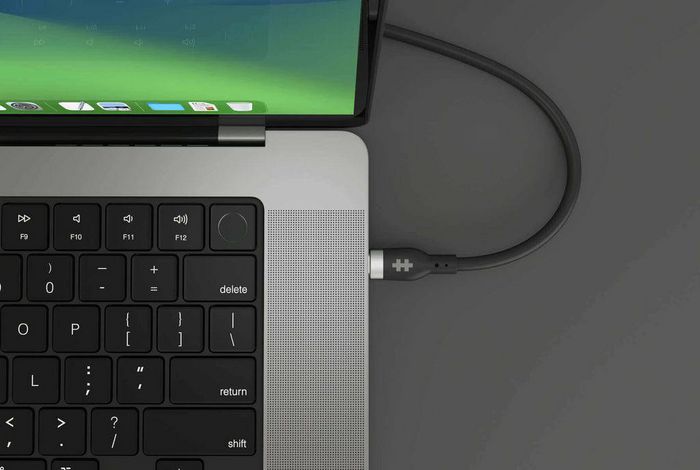 Hyper HyperJuice Câble USB-C vers USB-C Silicone 240W 2m (6ft) Noir - Câble de charge haute puissance PD 3.1 EPR résistant aux nœuds
