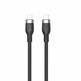 HYPER Cable USB-C vers USB-C 240W Silicone 2m Noir Charge Rapide Données USB 2.0