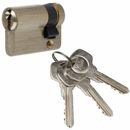 Yale Demi-Cylindre de Serrure YC500+ 30x10 mm Nickelé
