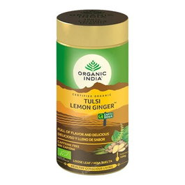 ORGANIC INDIA Infusion Tulsi Citron Gingembre Ayurveda 100 g