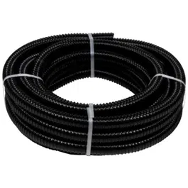 Ubbink Tuyau Spirale Renforcé Noir Ø25 mm (1") Longueur 10 m Résistant aux UV pour Pompe de Bassin et Filtration - Pression 1 bar