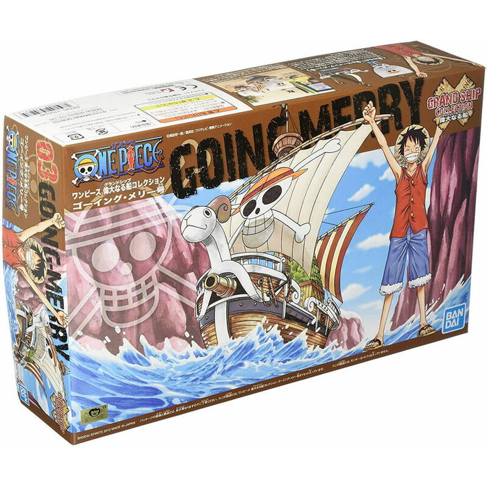 BANDAI HOBBY Maquette Kit de Modèle Grand Navire Going Merry 15 cm - One Piece - Collection - Assemblage Sans Peinture