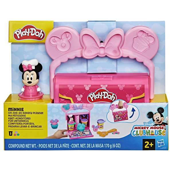 Play-Doh Pâte à Modeler - Ma Pâtisserie avec Minnie Mouse, Loisirs Créatifs Préscolaires pour Enfants dès 2 Ans Play-Doh Pâte à Modeler - Ma Pâtisserie avec Minnie Mouse, Loisirs Créatifs Préscolaires pour Enfants dès 2 Ans