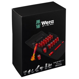 Wera 8100 SA VDE 1 Zyklop Ratchet Set 1/4''