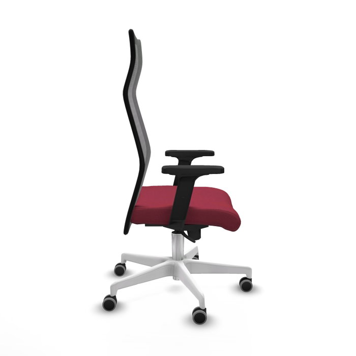 Piqueras y Crespo Chaise de Bureau Albacete Granat et Noir
