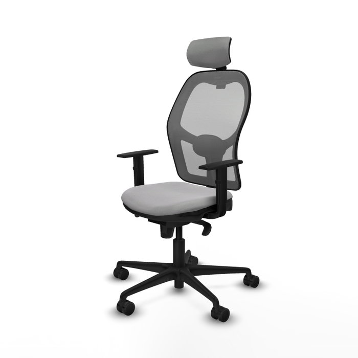 Piqueras y Crespo Chaise de Bureau Jorquera avec Appui-tête 2D et Mécanisme Synchrone, Gris clair Piqueras y Crespo Chaise de Bureau Jorquera avec Appui-tête 2D et Mécanisme Synchrone, Gris clair