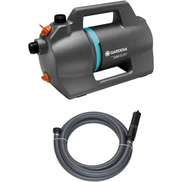 Gardena 5000 Silent Kit pompe d'arrosage de surface silencieuse haute performance avec équipement d'aspiration