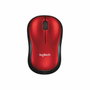 Logitech M185 Souris sans fil Rouge