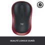 Logitech M185 Souris Sans Fil USB pour Ordinateur Portable et PC - Autonomie 1 An, Nano Récepteur, Compatible Windows/Mac/ChromeOS, Ambidextre