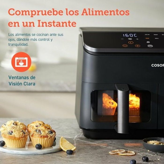 Cosori Dual Basket Chef Edition Friteuse sans huile 8,5 L Noir