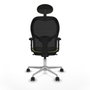 Piqueras y Crespo Chaise de Bureau avec Appui-tête 2D086N1 Vert
