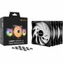 be quiet! Light Wings LX 120 mm PWM High-Speed - Pack de 3 - Noir
