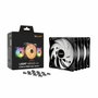 be quiet! Light Wings LX 120 mm PWM High-Speed - Pack de 3 - Noir
