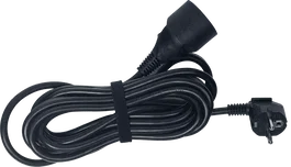 ALGAMLIGHT Rallonge standard PVC H05VV-F 3G1,5mm² 5 m Noir