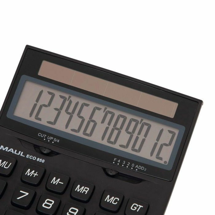 Maul ECO 850 Calculatrice de bureau 12 chiffres Noir