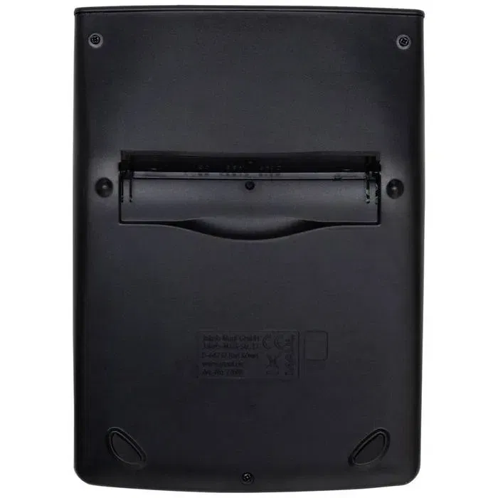 MAUL ECO 850 - Calculatrice de bureau solaire écologique 12 chiffres - Boîtier en plastique recyclé 80% - Garantie 5 ans - Noir