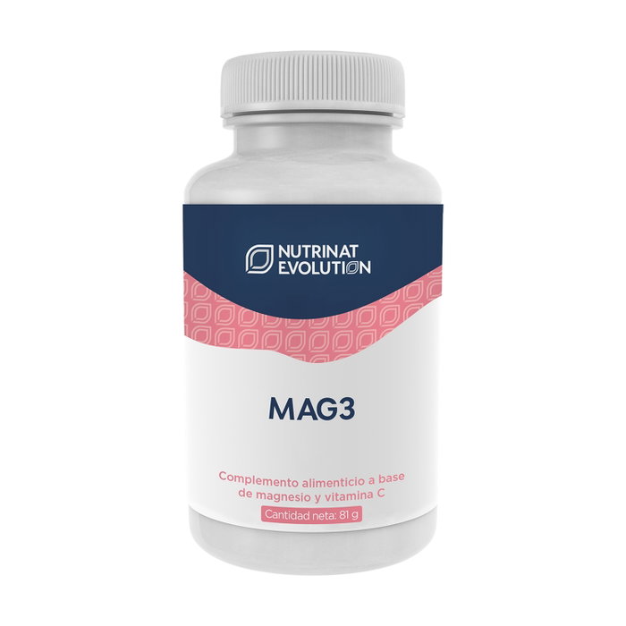 Nutrinat Evolution Mag3, Magnésium et Vitamine C, 90 capsules végétales Nutrinat Evolution Mag3, Magnésium et Vitamine C, 90 capsules végétales
