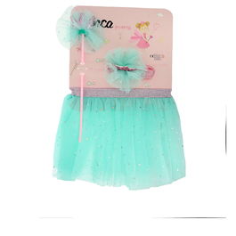 Inca Princesse Lot 3 pz Tutu et Diadème pour Fille 24-36 Mois