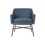 Fauteuil DKD Home Decor Bleu Noir Métal 66 x 62 x 75 cm