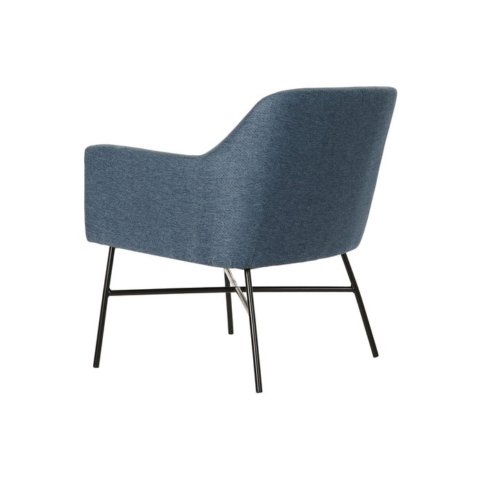 Fauteuil DKD Home Decor Bleu Noir Métal 66 x 62 x 75 cm Fauteuil DKD Home Decor Bleu Noir Métal 66 x 62 x 75 cm