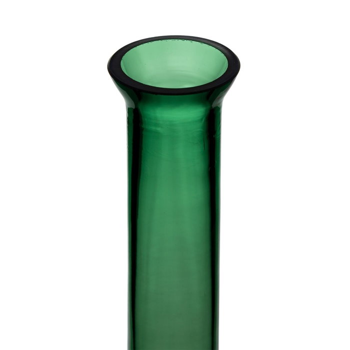 BigBuy Home Vase Vert en verre 10 x 10 x 27,5 cm BigBuy Home Vase Vert en verre 10 x 10 x 27,5 cm