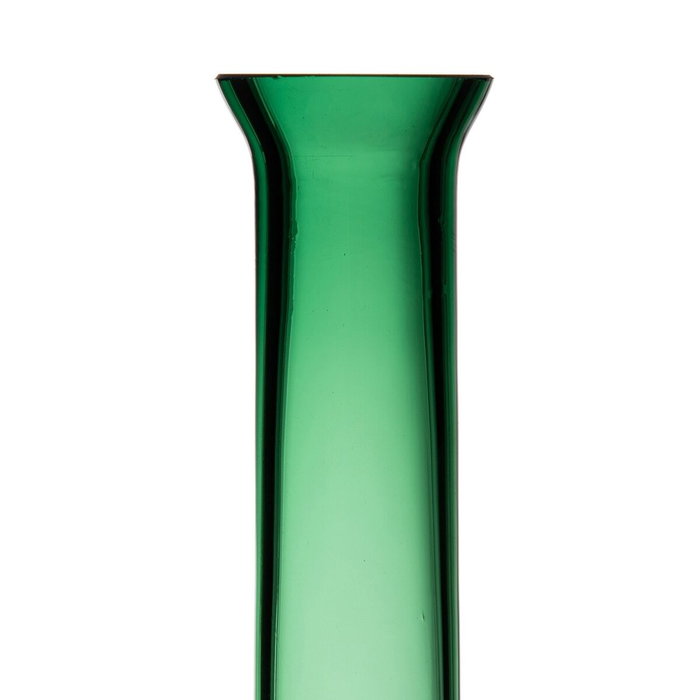BigBuy Home Vase Vert en verre 10 x 10 x 27,5 cm BigBuy Home Vase Vert en verre 10 x 10 x 27,5 cm