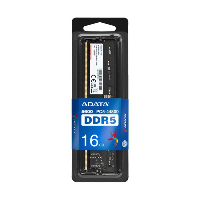 ADATA Mémoire RAM DDR5 16 Go 5600 MHz pour PC - Référence AD5U560016G-S (AD5U560016GS)