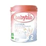 Babybio Caprea 2 Bio Lait de Suite de Chèvre 6-12 Mois 800g