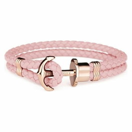 Paul Hewitt Bracelet en Cuir Rose PH-PH-L-R-A-XS