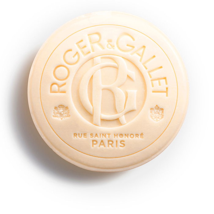 Roger & Gallet Savon parfumé Feuille de Thé 100 g - Parfum unisexe aux notes de thé noir de Ceylan et citron de Calabrie - Savon solide