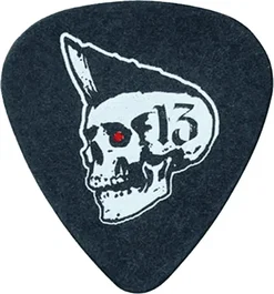 DUNLOP Pack de 36 médiators Lucky 13 Series II Psychobilly - 0,73 mm