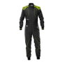 OMP Combinaison de karting KS-4 MY2026 Enfants Anthracite/Jaune fluo Taille 120