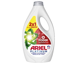 Ariel Platinum Poder Quitamanchas - Lessive liquide détergente extra power pour éliminer les taches tenaces - 40 doses