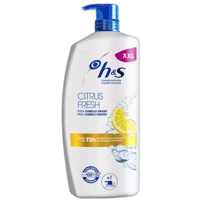 Head & Shoulders H&S Citrus Fresh Shampooing Antipelliculaire 1000 ml Head & Shoulders H&S Citrus Fresh Shampooing Antipelliculaire 1000 ml
