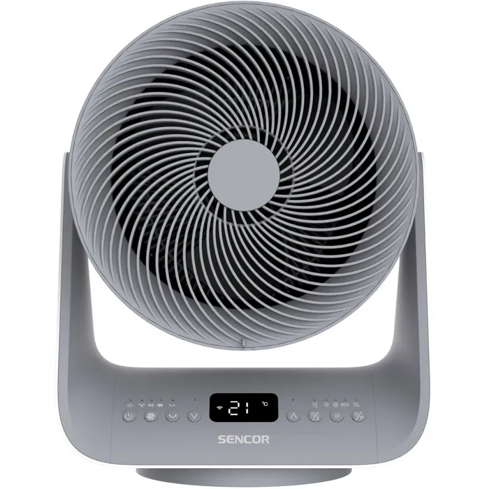Sencor SFH 9200GY Radiateur soufflant connecté gris avec oscillation 80°