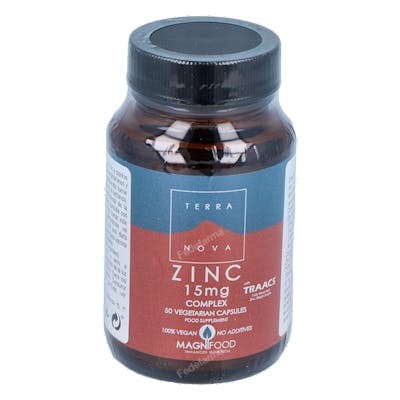 TERRANOVA Zinc 15 mg Complex, 50 capsules TERRANOVA Zinc 15 mg Complex, 50 capsules