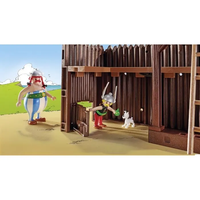 Playmobil 71542 - Camp des Romains Astérix, Boîte de Construction avec 181 Pièces et Personnages de la BD, Jouet Enfant Dès 5 Ans