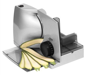 Ritter COMPACT-1 (518.010) Trancheuse compacte avec lame dentée de 17 cm - 65W - Argent métallisé - Économie d'énergie