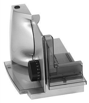 Ritter COMPACT-1 (518.010) Trancheuse compacte avec lame dentée de 17 cm - 65W - Argent métallisé - Économie d'énergie